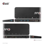 Club3D USB-C Docking Station με HDMI/DisplayPort 4K PD Ethernet Μαύρο (CSV-1566) - Image 5