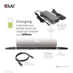 Club3D USB-C Docking Station με HDMI/DisplayPort 4K PD Ethernet Μαύρο (CSV-1566) - Image 6