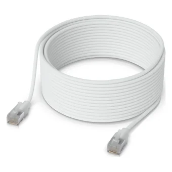 Ubiquiti U/UTP Cat.6 Καλώδιο Δικτύου Ethernet 2m Λευκό 1τμχ UACC-Cable-Patch-EL-C6A-15M-W
