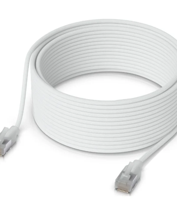 Ubiquiti U/UTP Cat.6 Καλώδιο Δικτύου Ethernet 2m Λευκό 1τμχ UACC-Cable-Patch-EL-C6A-15M-W