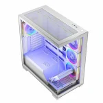 Modecom Volcano Stellar ARGB 8F Gaming Midi Tower Κουτί Υπολογιστή με Πλαϊνό Παράθυρο Λευκό AT-STELLAR-8F-ARGB-20 - Image 8