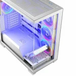 Modecom Volcano Stellar ARGB 8F Gaming Midi Tower Κουτί Υπολογιστή με Πλαϊνό Παράθυρο Λευκό AT-STELLAR-8F-ARGB-20 - Image 9