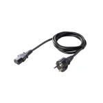 Zebra Schuko - IEC C13 Cable 1.8m Μαύρο 50-16000-220R - Image 3