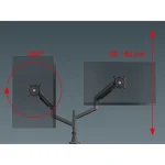 One For All Βάση Γραφείου για 2 Οθόνες με Βραχίονα (DM5210) - Image 7