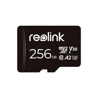 Reolink microSDXC 256GB Class 10 U3 V30 A2 UHS-I με αντάπτορα 256GB-Micro-SD-card