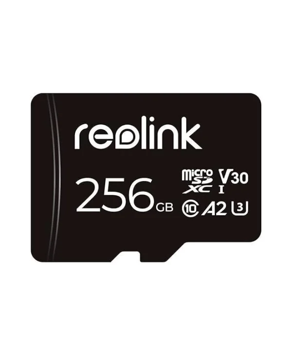Reolink microSDXC 256GB Class 10 U3 V30 A2 UHS-I με αντάπτορα 256GB-Micro-SD-card