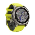 Garmin Fenix 8 Solar Titanium 47mm Αδιάβροχο Smartwatch με Παλμογράφο (Sapphire, Titanium With Amp Yellow/Graphite Silicone Band) 010-02906-21 - Image 2