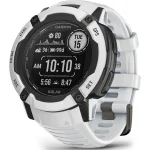 Garmin Instinct 2X Solar 50mm Αδιάβροχο Smartwatch με Παλμογράφο (Whitestone) 010-02805-04
