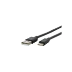 Mobilis USB 2.0 Cable USB-C male - USB-A Μαύρο 1m 020013 - Image 2