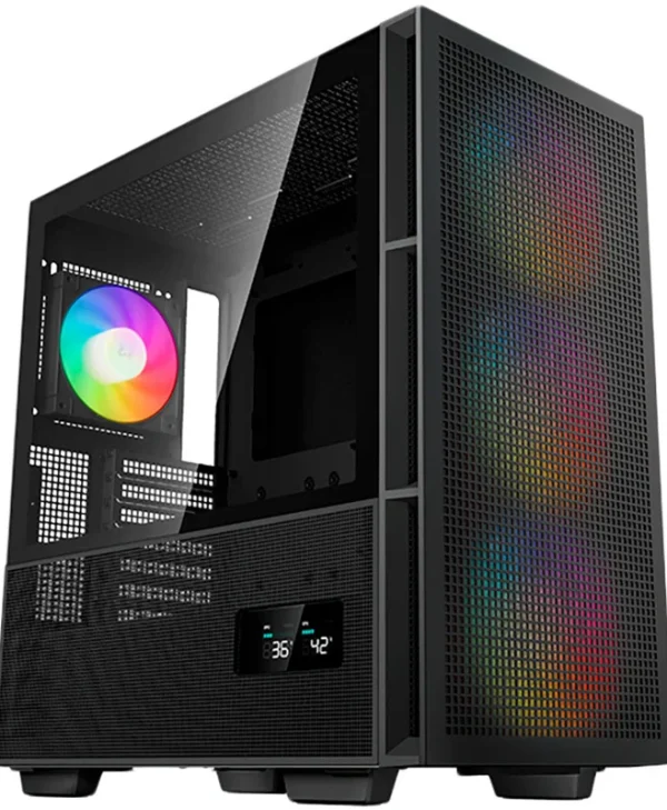 Deepcool CH560 Digital Gaming Midi Tower Κουτί Υπολογιστή με Πλαϊνό Παράθυρο και RGB Φωτισμό Μαύρο R-CH560-BKAPE4D-G-1