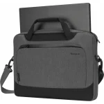 Targus Cypress Slimcase EcoSmart Τσάντα Ώμου / Χειρός για Laptop 15.6" σε Γκρι χρώμα TBS92502GL - Image 3