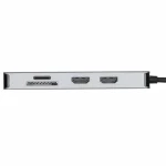 Targus USB-C Docking Station με HDMI 4K PD Ethernet και συνδεση 2 Οθονών Γκρι (DOCK423EU) - Image 6