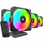 Mars Gaming MFSI4KIT Case Fan 120mm με RGB Φωτισμό TACMARS-MFSI4KIT