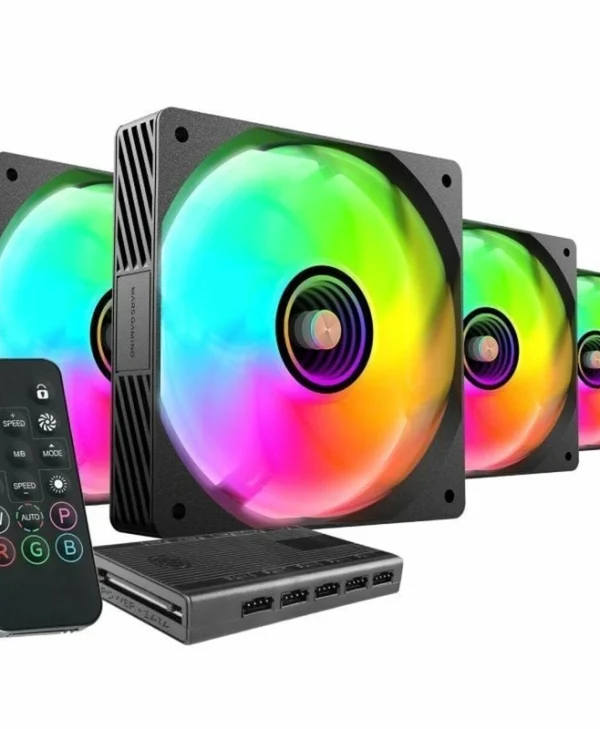 Mars Gaming MFSI4KIT Case Fan 120mm με RGB Φωτισμό TACMARS-MFSI4KIT