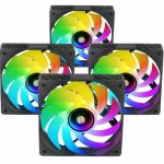 Mars Gaming MFSI4KIT Case Fan 120mm με RGB Φωτισμό TACMARS-MFSI4KIT - Image 2