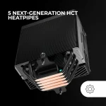 Mars Gaming MCPUX5ARGB Ψύκτρα Επεξεργαστή για Socket AM4/AM5/1200/115x/1700 TACMARS-MCPUX5ARGB - Image 6