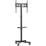 Maclean Energy MC-949 Βάση Τηλεόρασης Δαπέδου έως 55" και 25kg Ασημί