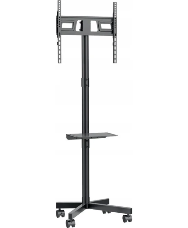 Maclean Energy MC-949 Βάση Τηλεόρασης Δαπέδου έως 55" και 25kg Ασημί