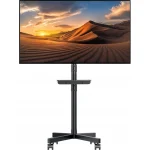 Maclean Energy MC-949 Βάση Τηλεόρασης Δαπέδου έως 55" και 25kg Ασημί - Image 8