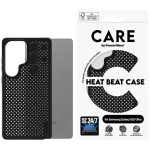 PanzerGlass Feature Heat Beat Back Cover Tempered Glass / Σιλικόνης Μαύρο (Galaxy S25 Ultra) CRRFEHBG38488