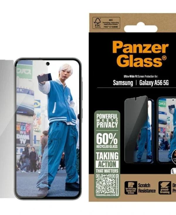 PanzerGlass Privacy Tempered Glass (Samsung Galaxy A56 5G, PanzerGlass) PGRPUWFG38380