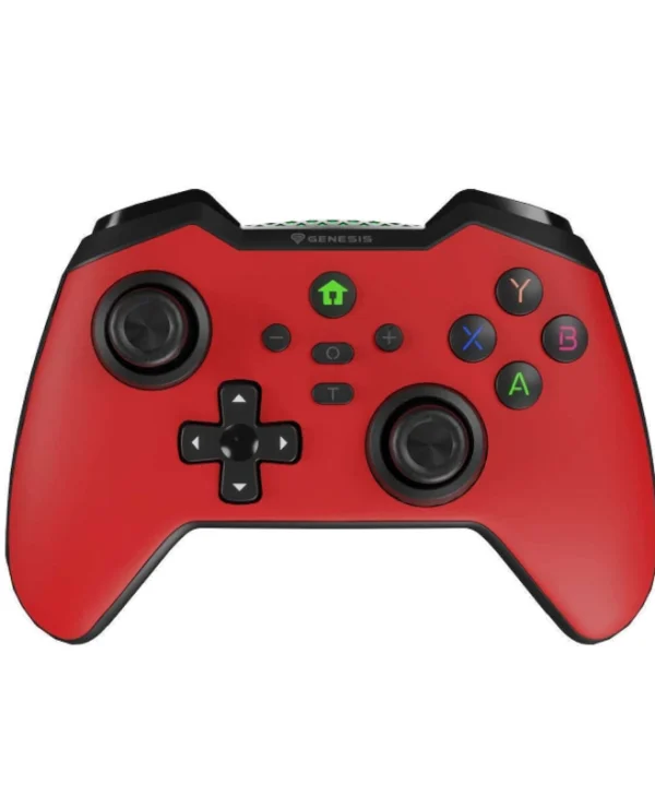 Genesis Mangan 400 Ασύρματο Gamepad για Android / PC / Switch Κόκκινο NJG-2102