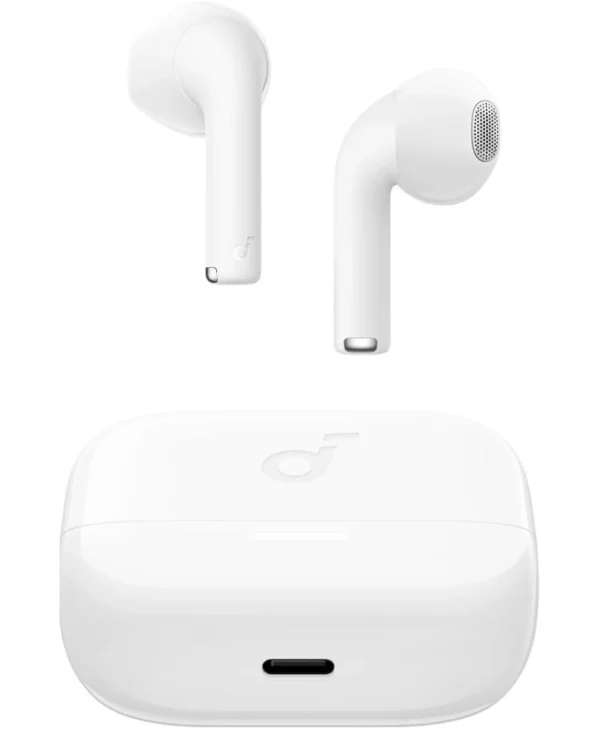 Soundcore by Anker K20i Earbud Bluetooth Handsfree Ακουστικά με Αντοχή στον Ιδρώτα και Θήκη Φόρτισης Λευκά A3994G21