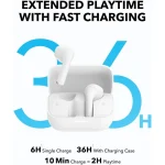 Soundcore by Anker K20i Earbud Bluetooth Handsfree Ακουστικά με Αντοχή στον Ιδρώτα και Θήκη Φόρτισης Λευκά A3994G21 - Image 4