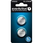 everActive Μπαταρίες Λιθίου Ρολογιών CR2032 2τμχ CR20322BL
