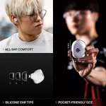 SteelSeries Arctis GameBuds Ασύρματο In Ear Gaming Headset με σύνδεση Bluetooth Λευκό 61682 - Image 6