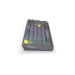Endorfy Ασύρματο Gaming Μηχανικό Πληκτρολόγιο με Gateron Yellow διακόπτες και RGB φωτισμό (Αγγλικό US) Γκρι EY5A124 - Image 9