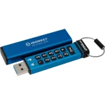 Kingston IronKey Keypad 200 256GB USB 3.2 Stick Μπλε IKKP200/256GB