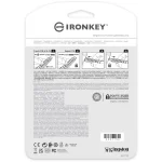 Kingston IronKey Keypad 200 256GB USB 3.2 Stick Μπλε IKKP200/256GB - Image 4