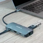 Mobilis USB-C Docking Station με HDMI 4K PD Ethernet Γκρι (001382) - Image 2