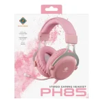 Deltaco PH85 Over Ear Gaming Headset με σύνδεση 2x3.5mm / USB Ροζ GAM-030-P - Image 5