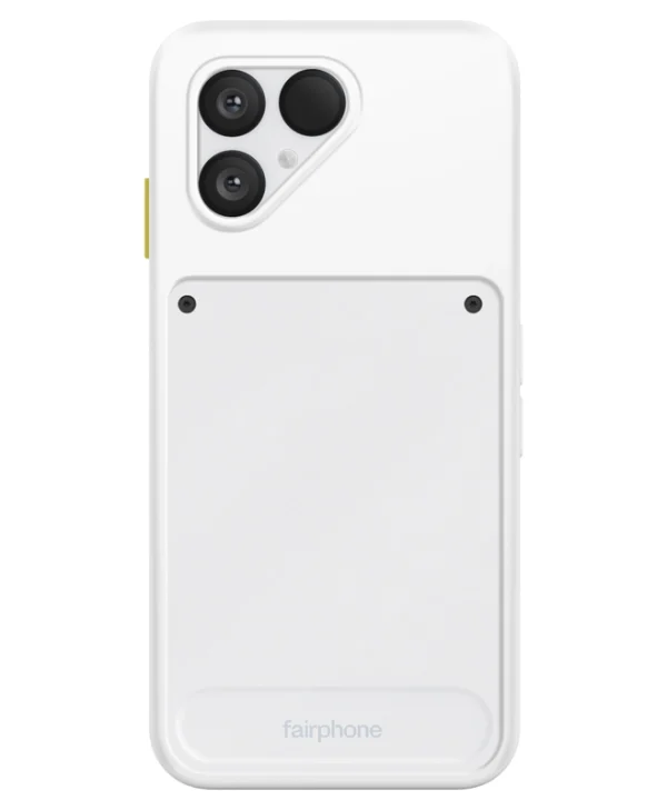 Fairphone Coque Originale Pour Fairphone 6 En Silicone Semi Rigide Contours Renforé White F6CASE-1WH-WW1