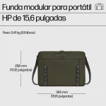 HP Sleeve 15.6" σε Πράσινο χρώμα 9J498AA - Image 5