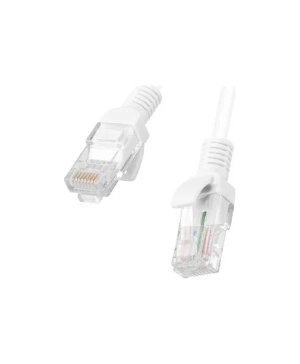 Lanberg U/UTP Cat.6 Καλώδιο Δικτύου Ethernet 1m Λευκό 1τμχ PCU6-10CC-0100-W