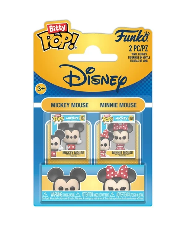 Funko Bitty Pop! Movies: Disney - Mickey Mouse & Minnie Mouse 88879