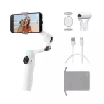 Insta360 Flow 2 AI Tracker Bundle Gimbal Κινητού με Σταθεροποιητή 3 Αξόνων και 10 ώρες λειτουργίας Λευκό CINSABQA/Flow2Lite10 - Image 3