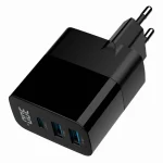 Gembird Φορτιστής Χωρίς Καλώδιο GaN με 2 Θύρες USB-A και Θύρα USB-C 30W Power Delivery / Quick Charge 3.0 Μαύρος (TA-UC-PDQC30LCD-BK-02) - Image 4