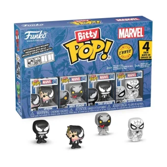 Funko Bitty Pop! Marvel: Spider-Man - Spider-Man - Venom, Anti-Venom, She-Venom, Spider-Man Chase 4τμχ 85703