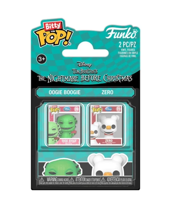Funko Bitty Pop! Movies: The Nightmare Before Christmas - Oogie & Zero 2τμχ 88923