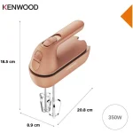 Kenwood HMP40.000GY Μίξερ Χειρός 350W Πορτοκαλί 0W22210035 - Image 6