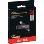 Sandisk Extreme PRO Dual 512GB USB 2.0 Stick με σύνδεση USB-C & USB-A Μαύρο - Image 2