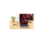 Manhattan USB-C Docking Station με HDMI 4K PD Ethernet Γκρι (190442) 190442 - Image 6