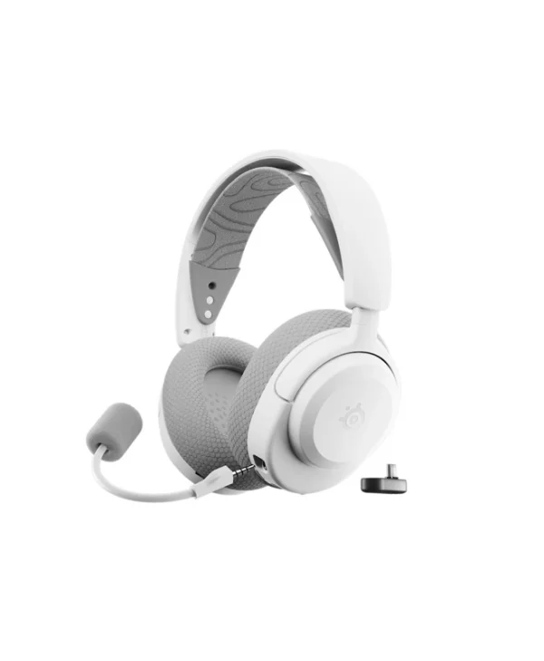 SteelSeries Arctis Nova 3X Over Ear Gaming Headset με σύνδεση Bluetooth / USB Λευκό