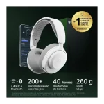 SteelSeries Arctis Nova 3X Over Ear Gaming Headset με σύνδεση Bluetooth / USB Λευκό - Image 5