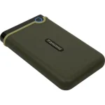 Transcend StoreJet 25M3 USB 3.0 Εξωτερικός HDD 4TB 2.5" Military Green