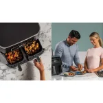 Ninja Foodi Dual Zone Air Fryer με Διπλό Αποσπώμενο Κάδο 7.6lt Μαύρο AF200EU - Image 6